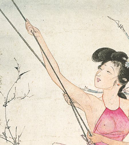 西华-胡也佛的仕女画和最知名的金瓶梅秘戏图